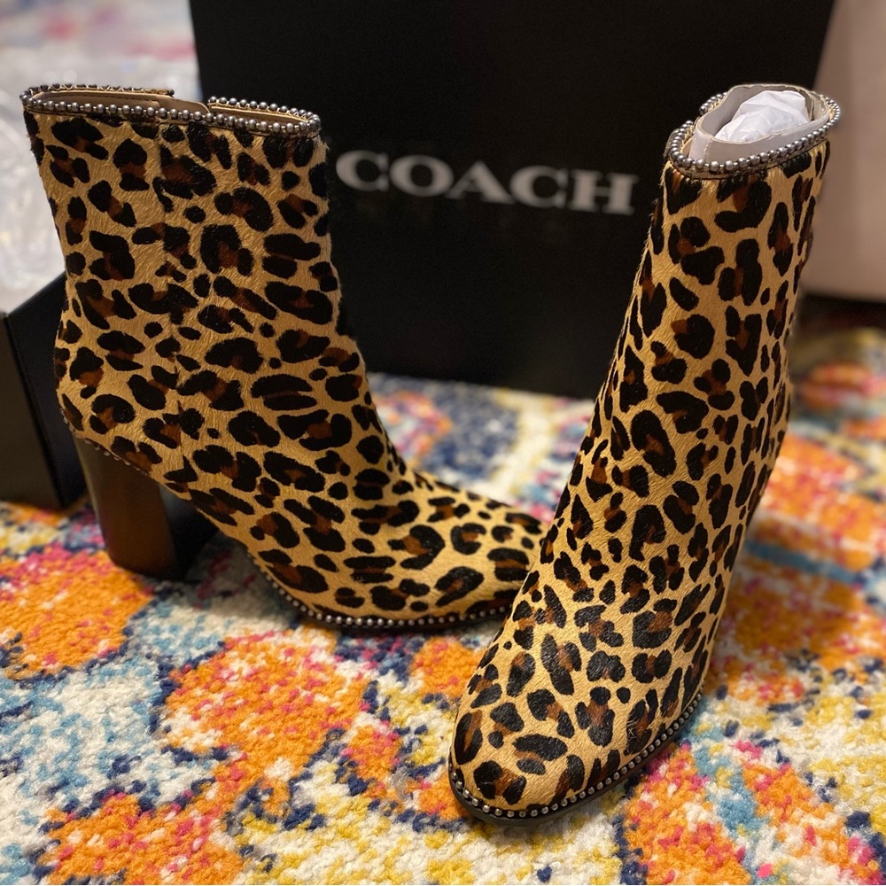 🔥🔥Coach Beaded Drea Bootie NIB Retired Style🔥🔥